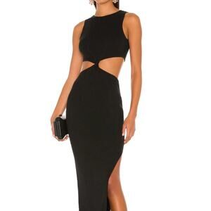 Bec + Bridge Riviera Knit Twist Cutout Midi Dress